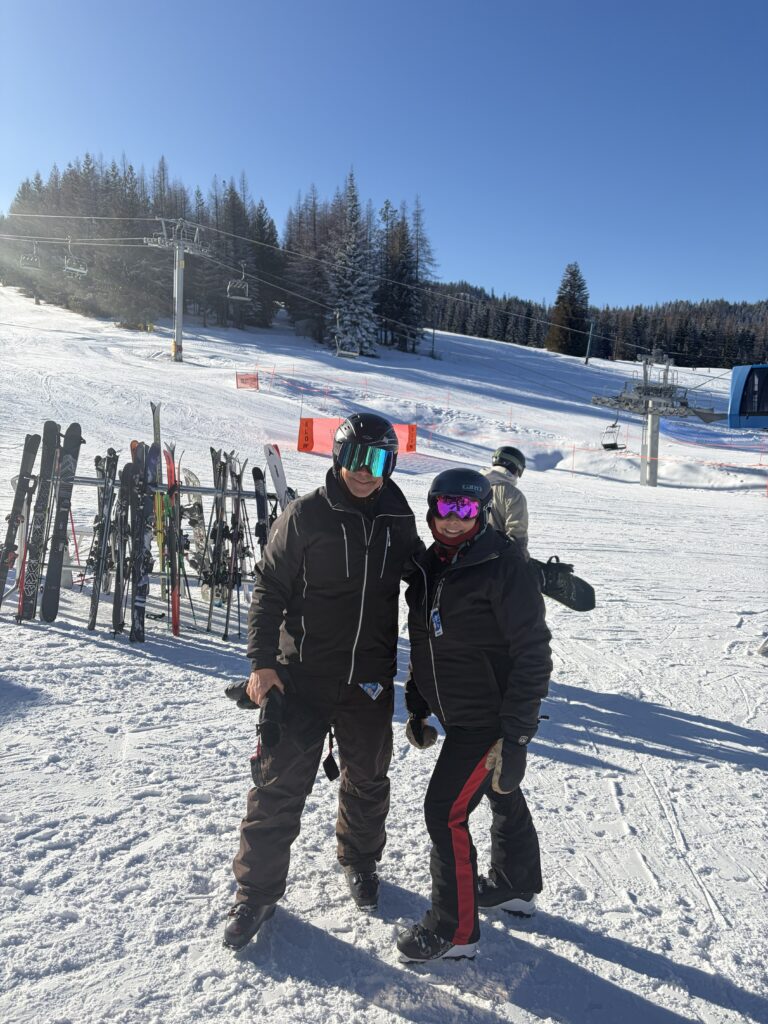 What to do in retirement, couple over 50 at a ski resort